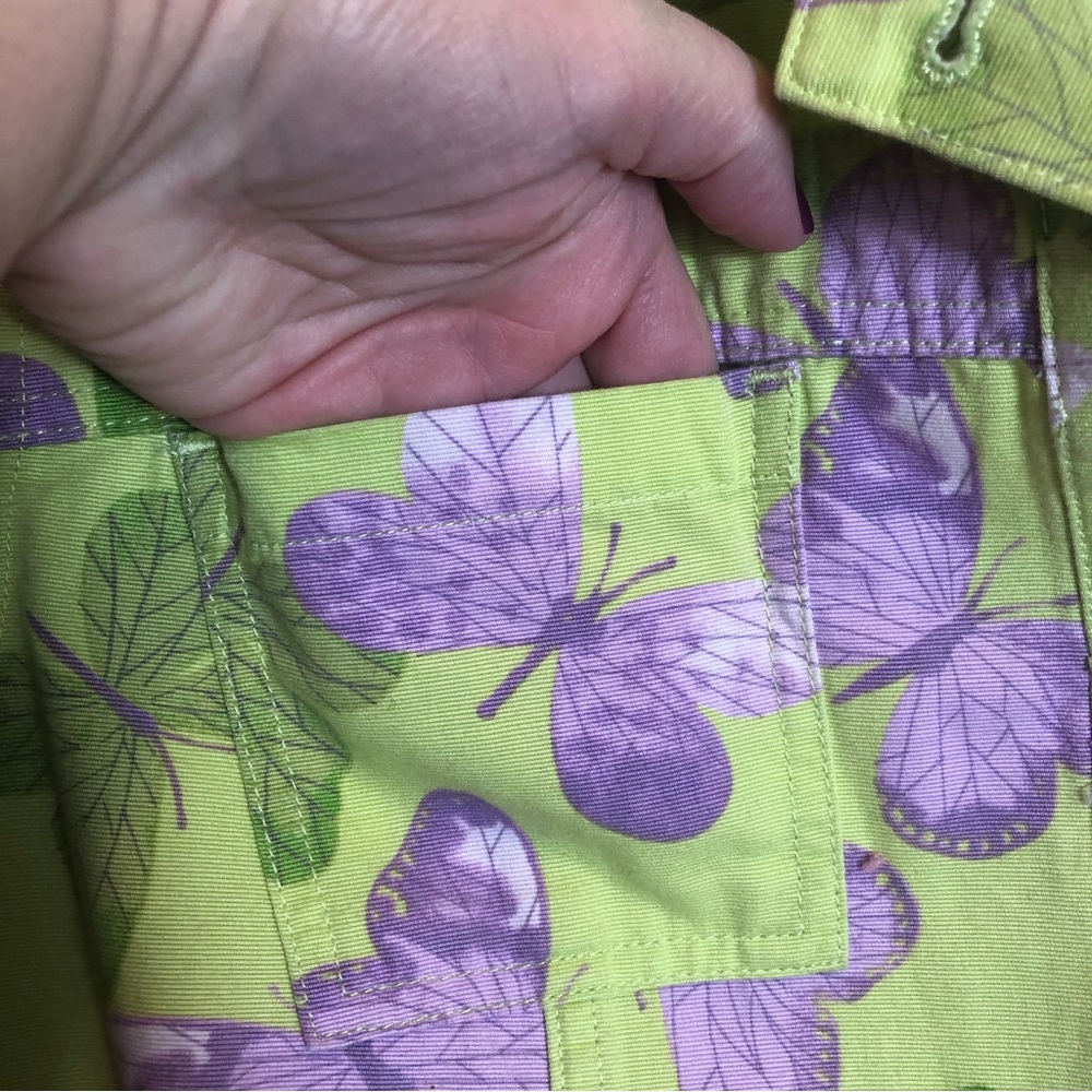 Liz Claiborne Butterfly Jacket Size XL - Picture 3 of 8
